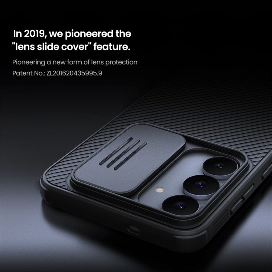 6601178703A-6 NILLKIN Camshield Pro Series for Samsung Galaxy S25 FE Case PC - TPU Phone Cover with Camera Slider