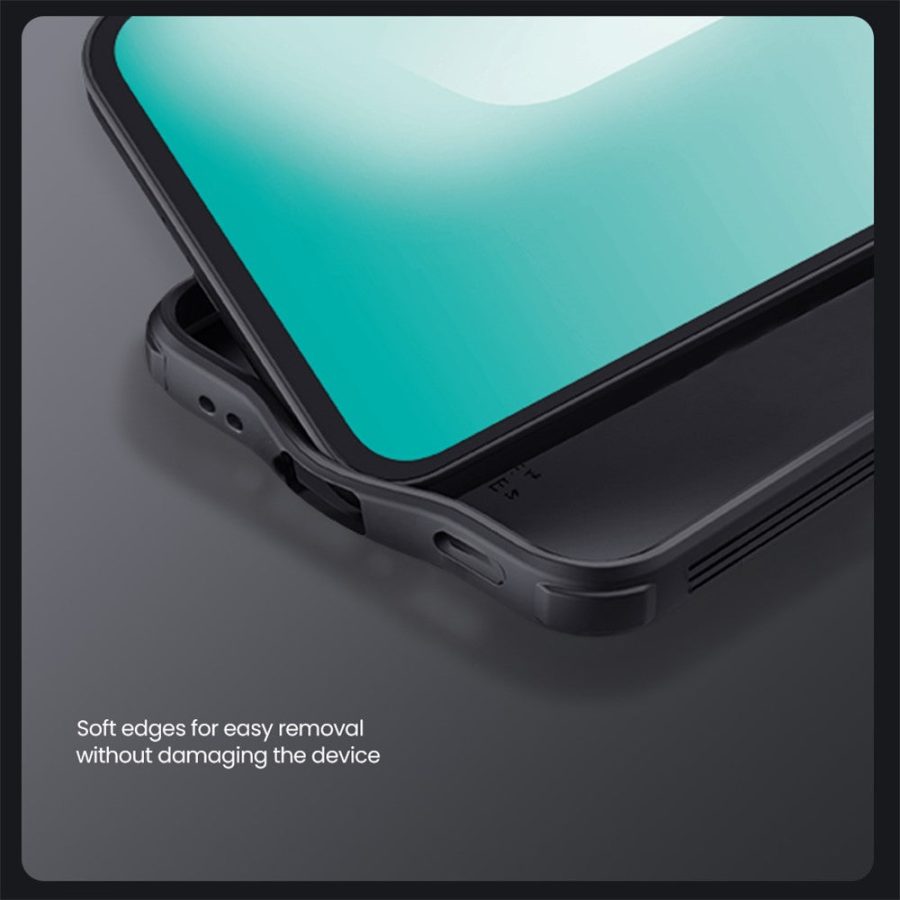 6601178704A-10 NILLKIN Camshield Pro for Samsung Galaxy S25 FE Magnetic Case TPU - PC Phone Cover with Slider Camera