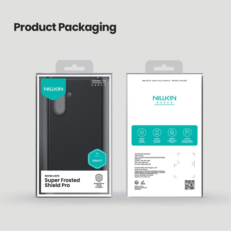 6601178705A-15 NILLKIN Frosted Shield Pro For Samsung Galaxy A17 Case Matte PC - TPU Phone Cover
