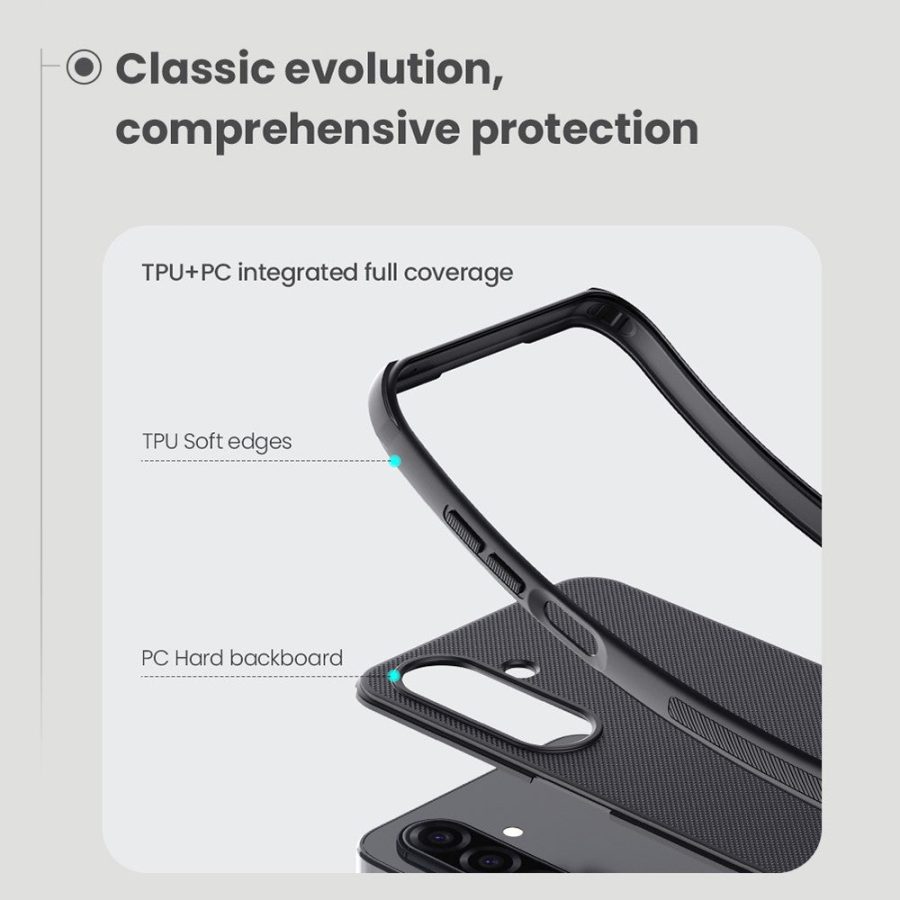 6601178706A-8 NILLKIN Frosted Shield Pro for Samsung Galaxy A17 Magnetic Case PC - TPU Phone Cover