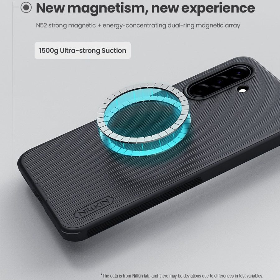6601178706A-9 NILLKIN Frosted Shield Pro for Samsung Galaxy A17 Magnetic Case PC - TPU Phone Cover