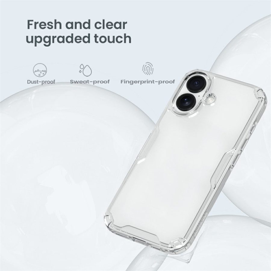 NILLKIN Nature Pro Series For iPhone 17 Case PC - TPU Anti-Scratch Clear Back Cover