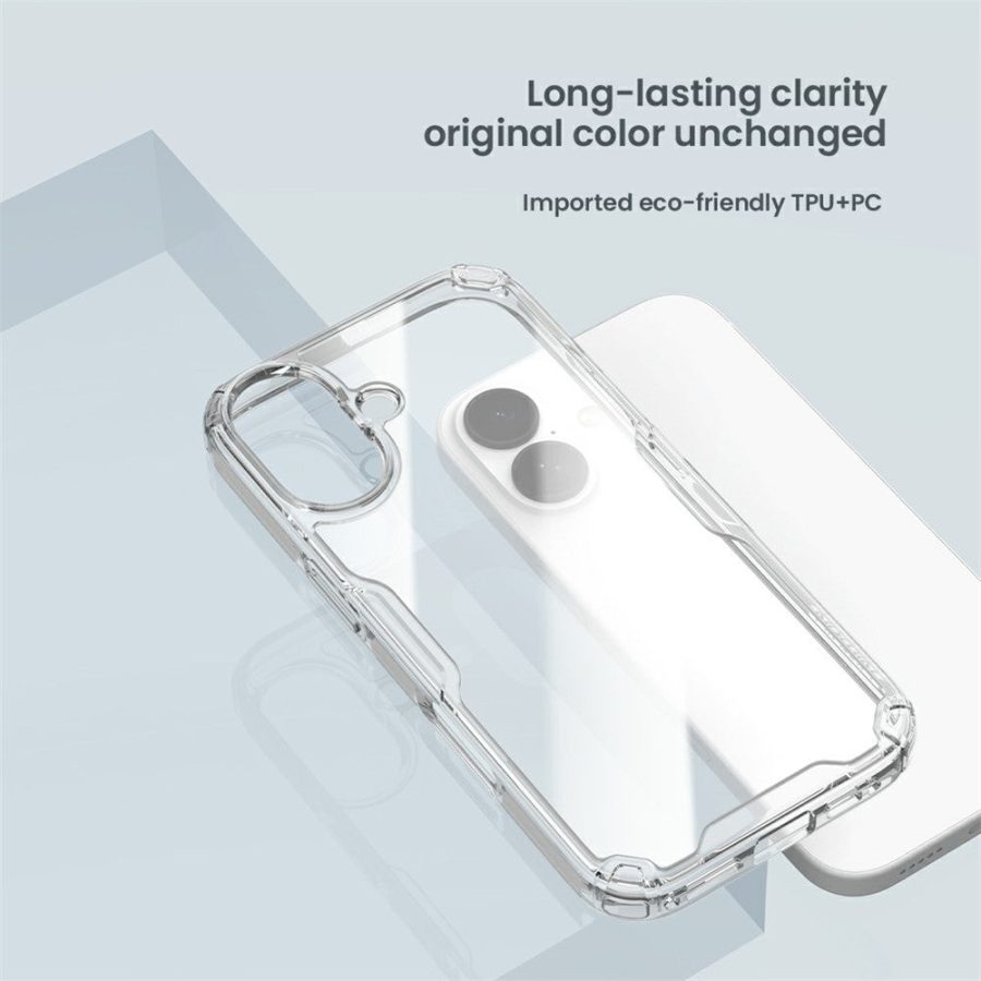 NILLKIN Nature Pro Series For iPhone 17 Case PC - TPU Anti-Scratch Clear Back Cover