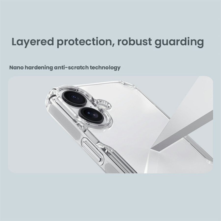 NILLKIN Nature Pro Series For iPhone 17 Case PC - TPU Anti-Scratch Clear Back Cover