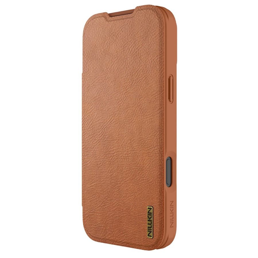 6601178912A-11 NILLKIN Qin Pro Series for iPhone 17 Pro Max Case with Card Slots Leather Phone Cover
