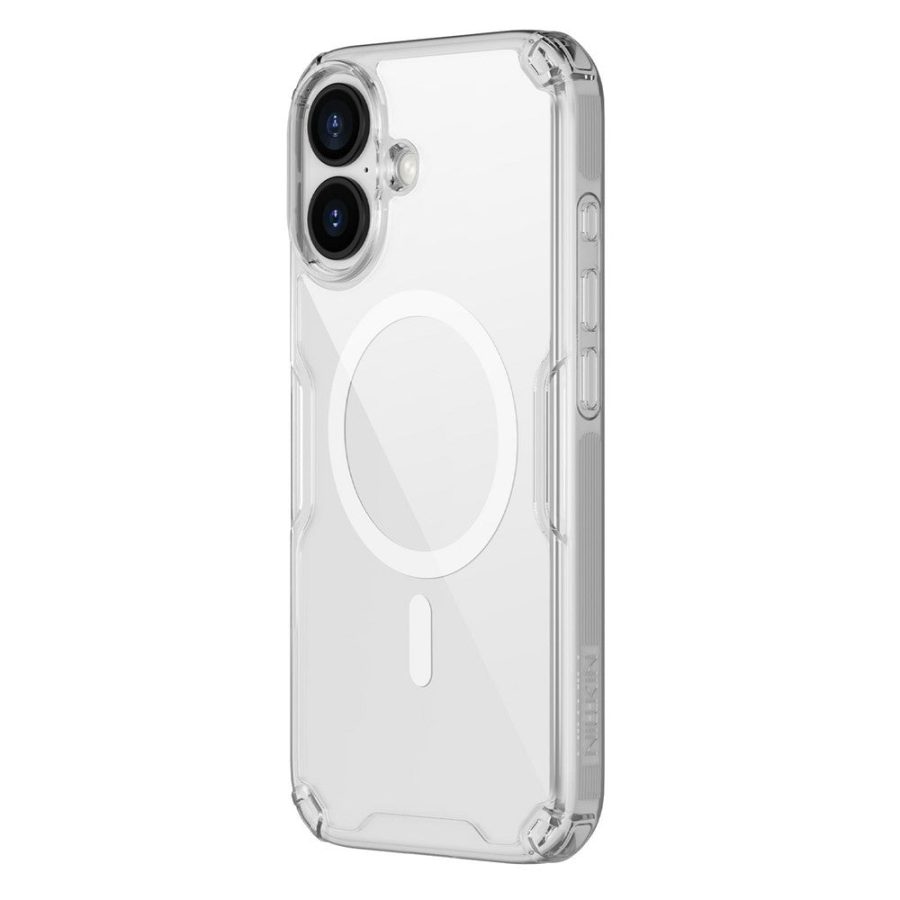 6601178953A-1 NILLKIN Nature Pro Series for iPhone 17 Case Compatible with MagSafe TPU - PC Ultra Clear Phone Case