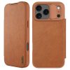 6601179038A-1 NILLKIN Qin Pro Series for iPhone 17 Pro Case with Card Slots Leather Phone Cover