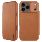 NILLKIN Qin Pro Series for iPhone 17 Pro Case with Card Slots Leather Phone Cover