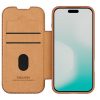 6601179038A-2 NILLKIN Qin Pro Series for iPhone 17 Pro Case with Card Slots Leather Phone Cover
