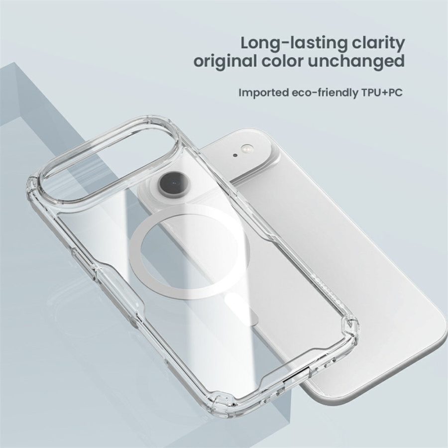 NILLKIN Nature Pro Series for iPhone Air Case Compatible with MagSafe TPU - PC Ultra Clear Phone Cover