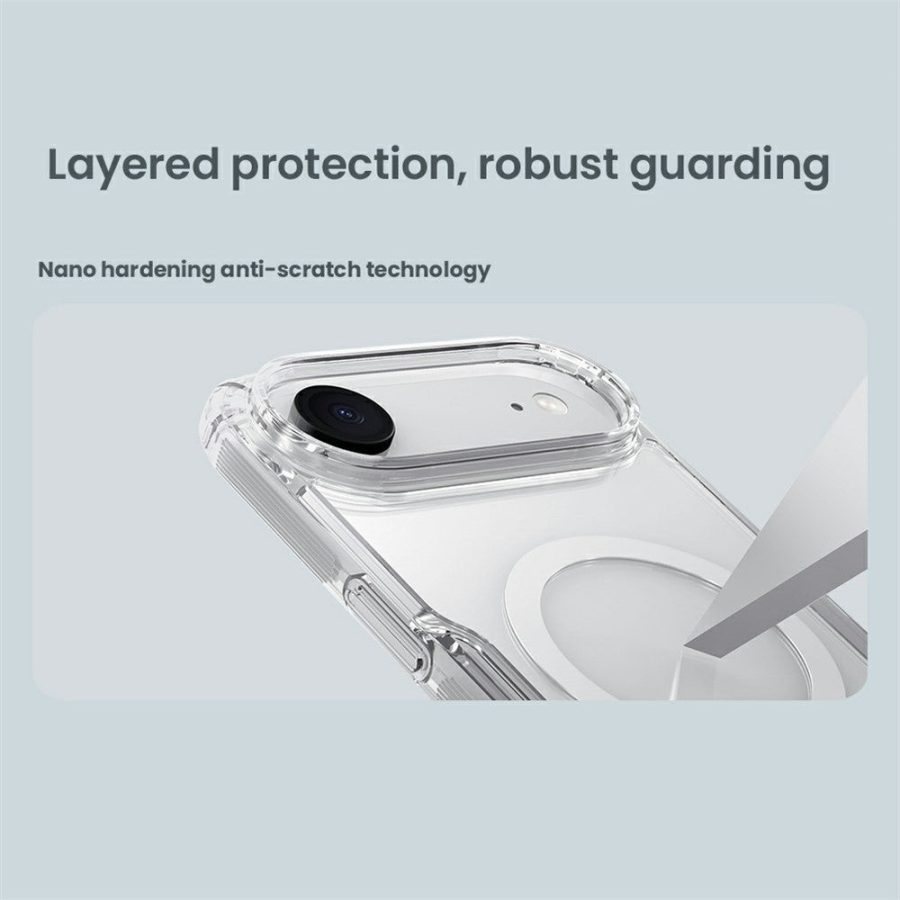 NILLKIN Nature Pro Series for iPhone Air Case Compatible with MagSafe TPU - PC Ultra Clear Phone Cover