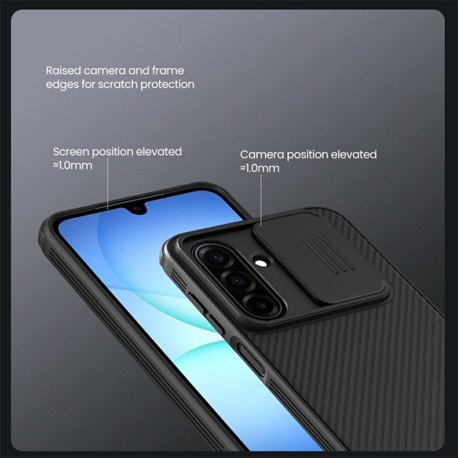 6601179246A-11 NILLKIN Camshield Pro Series for Samsung Galaxy A17 Case PC - TPU Slide Camera Lid Phone Cover