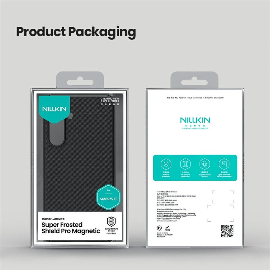 NILLKIN Frosted Shield Pro for Samsung Galaxy S25 FE Magnetic Case PC - TPU Phone Cover