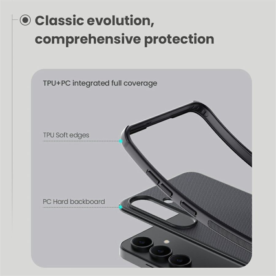 NILLKIN Frosted Shield Pro for Samsung Galaxy S25 FE Magnetic Case PC - TPU Phone Cover