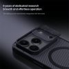 6601180787A-8 NILLKIN Camshield Pro Magnetic Series For iPhone 17 Pro Case TPU - PC Clear Black Phone Cover with Camera Slider