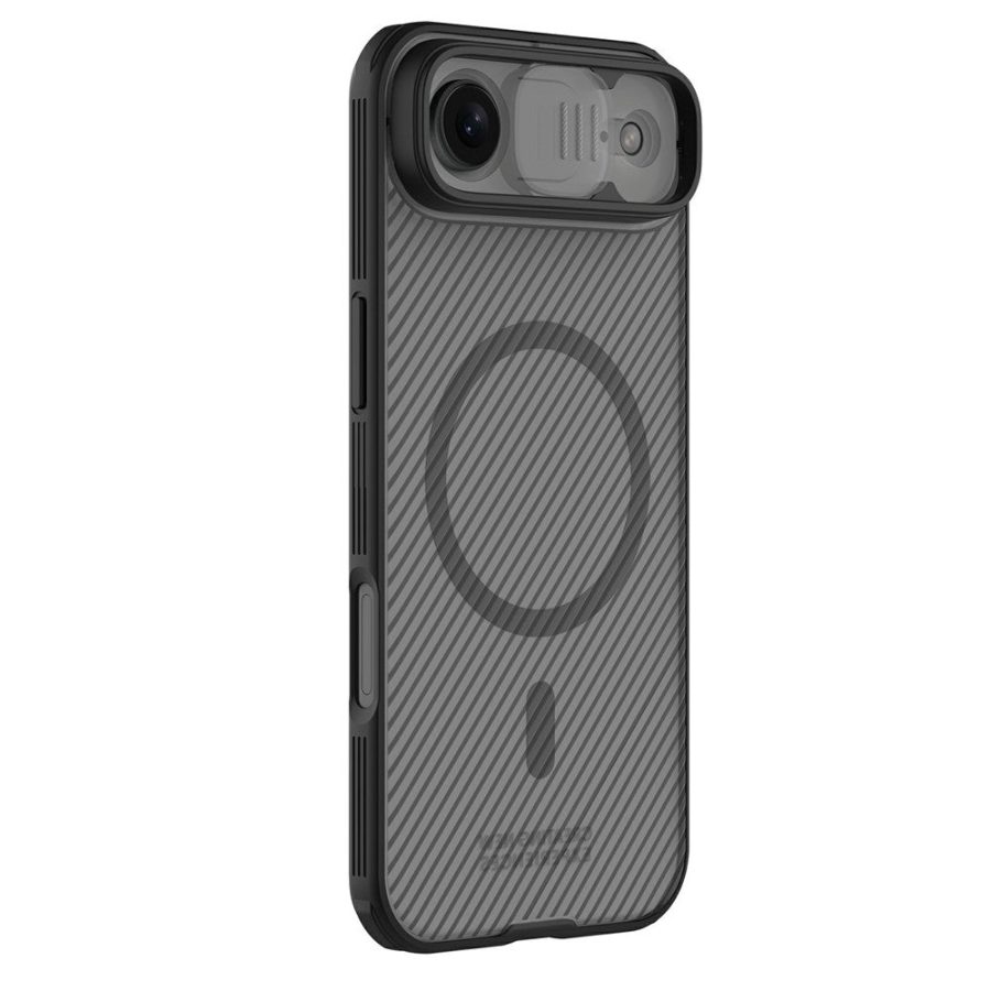 NILLKIN Camshield Pro Magnetic Series For iPhone Air Case TPU - PC Clear Black Phone Cover with Camera Slider
