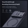 6601180789A-18 NILLKIN Camshield Pro Magnetic Series For iPhone 17 Pro Max Case TPU - PC Clear Black Phone Cover with Camera Slider