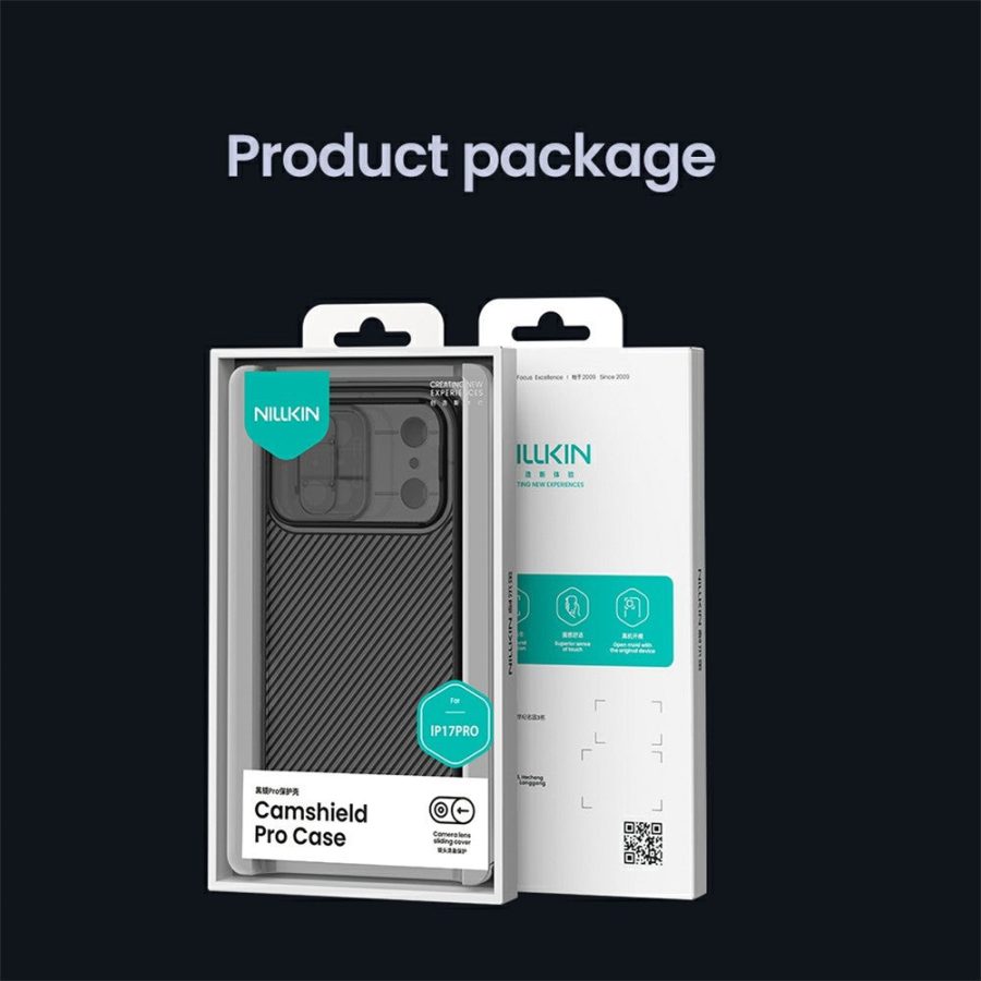 NILLKIN Camshield Pro Series For iPhone 17 Pro Case TPU - PC Phone Cover with Camera Slider