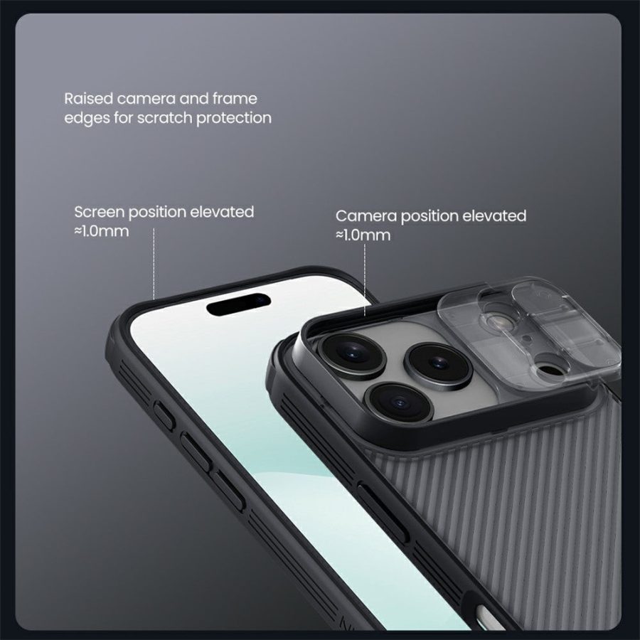 NILLKIN Camshield Pro Series For iPhone 17 Pro Max Case TPU - PC Phone Cover with Camera Slider