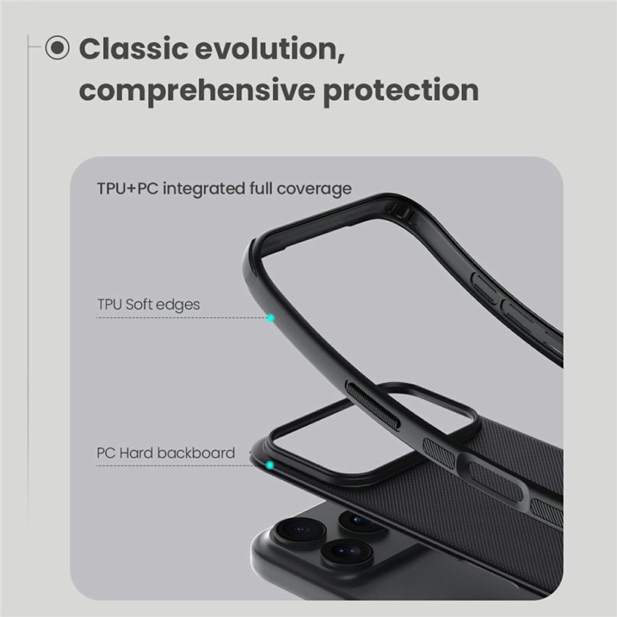 6601181518A-9 NILLKIN Frosted Shield Pro for iPhone 17 Pro Case Compatible with MagSafe PC - TPU Phone Cover