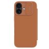 6601181520A-1 NILLKIN Qin Pro Series for iPhone 17 Case with Card Slots Leather Phone Cover