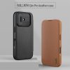 6601181520A-6 NILLKIN Qin Pro Series for iPhone 17 Case with Card Slots Leather Phone Cover