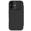 6601181520B-1 NILLKIN Qin Pro Series for iPhone 17 Case with Card Slots Leather Phone Cover