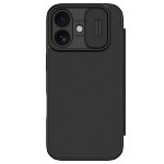 NILLKIN Qin Pro Series for iPhone 17 Case with Card Slots Leather Phone Cover