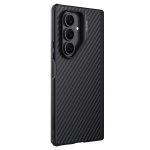 NILLKIN For Samsung Galaxy Z Fold7 Case Carbon Fiber Back Shockproof Phone Cover with Magnetic Support