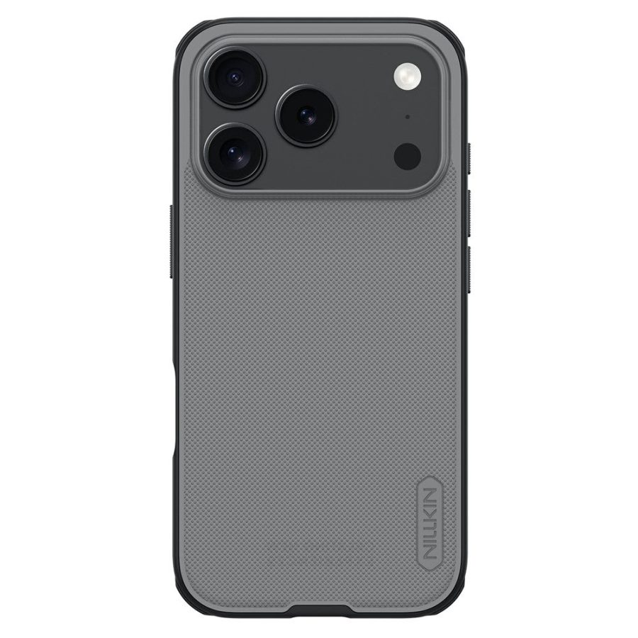 6601181768A-3 NILLKIN Super Frosted Shield Pro For iPhone 17 Pro Case Matte PC - TPU Clear Black Phone Back Cover
