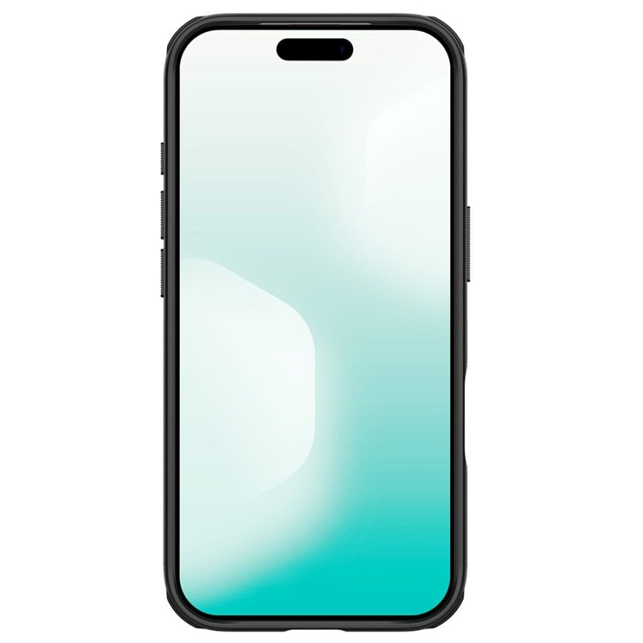 6601181768A-4 NILLKIN Super Frosted Shield Pro For iPhone 17 Pro Case Matte PC - TPU Clear Black Phone Back Cover