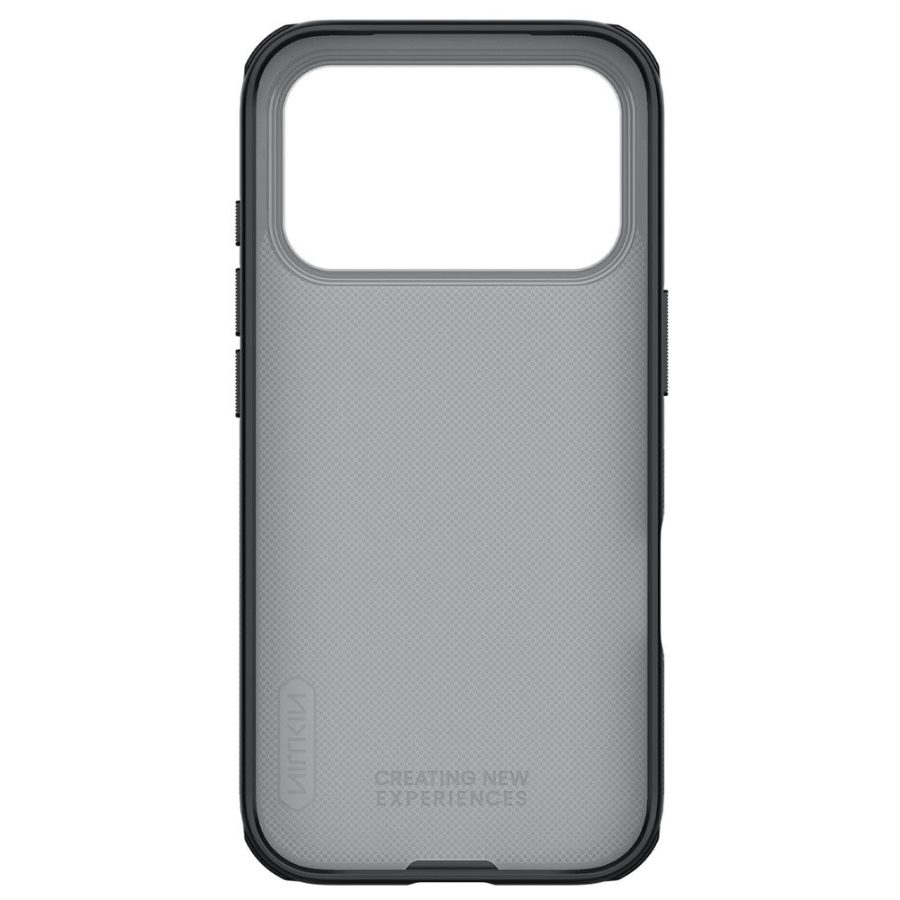 6601181768A-5 NILLKIN Super Frosted Shield Pro For iPhone 17 Pro Case Matte PC - TPU Clear Black Phone Back Cover
