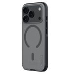 NILLKIN Super Frosted Shield Pro for iPhone 17 Pro Magnetic Case Matte PC - TPU Clear Black Phone Back Cover