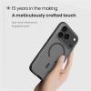 6601181769A-7 NILLKIN Super Frosted Shield Pro for iPhone 17 Pro Magnetic Case Matte PC - TPU Clear Black Phone Back Cover