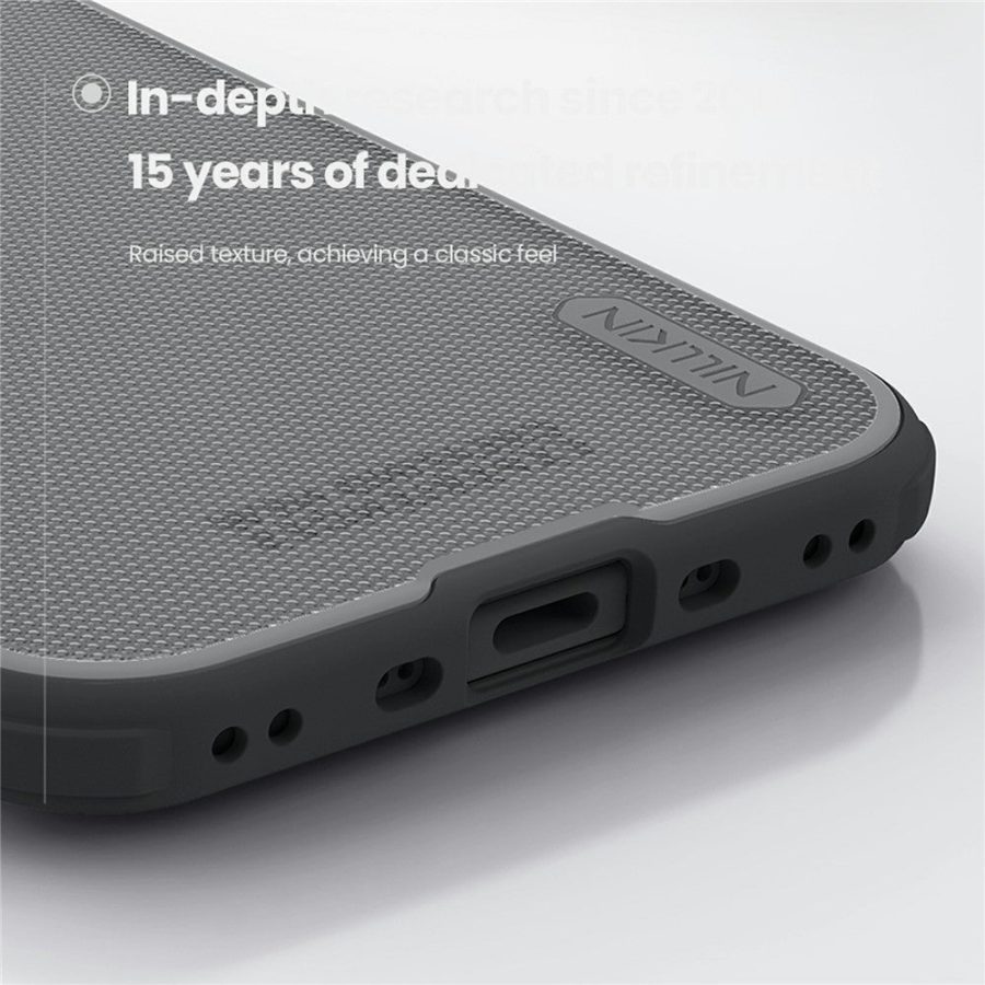 6601181798A-7 NILLKIN Super Frosted Shield Pro For iPhone Air Case Matte PC - TPU Clear Black Phone Back Cover