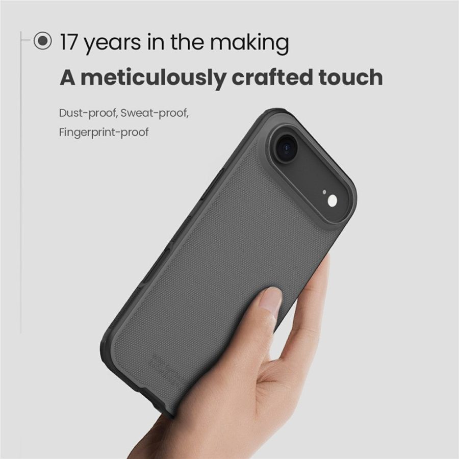 6601181798A-8 NILLKIN Super Frosted Shield Pro For iPhone Air Case Matte PC - TPU Clear Black Phone Back Cover