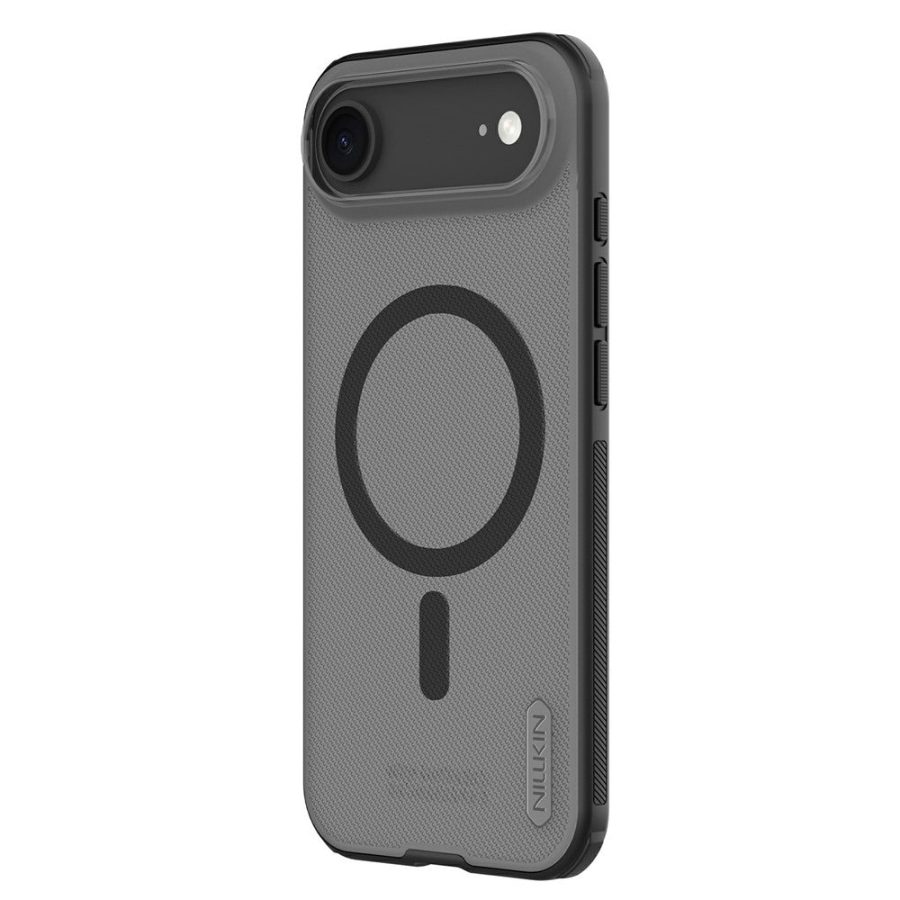 NILLKIN Super Frosted Shield Pro for iPhone Air Magnetic Case Matte PC - TPU Clear Black Phone Back Cover