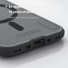 NILLKIN Super Frosted Shield Pro for iPhone Air Magnetic Case Matte PC - TPU Clear Black Phone Back Cover