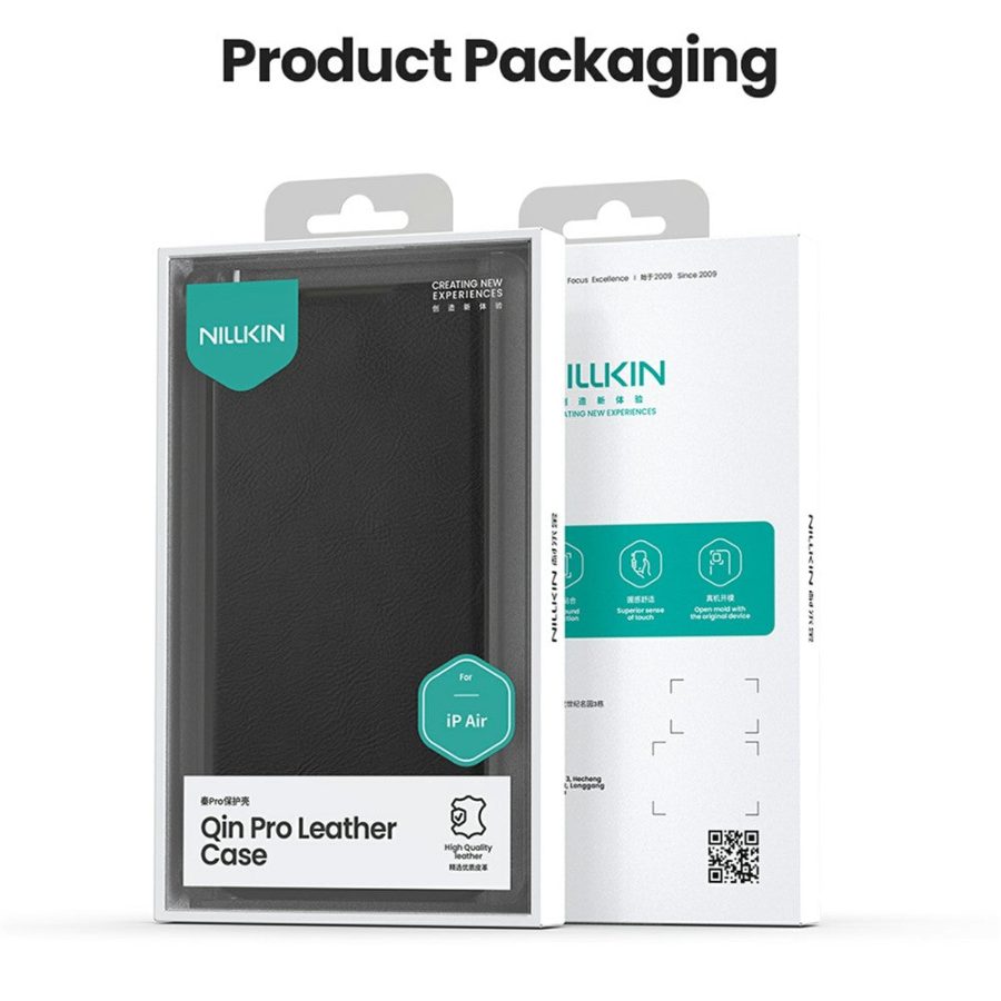 6601183112A-14 NILLKIN Qin Pro Series for iPhone Air Case with Card Slots Leather Phone Cover