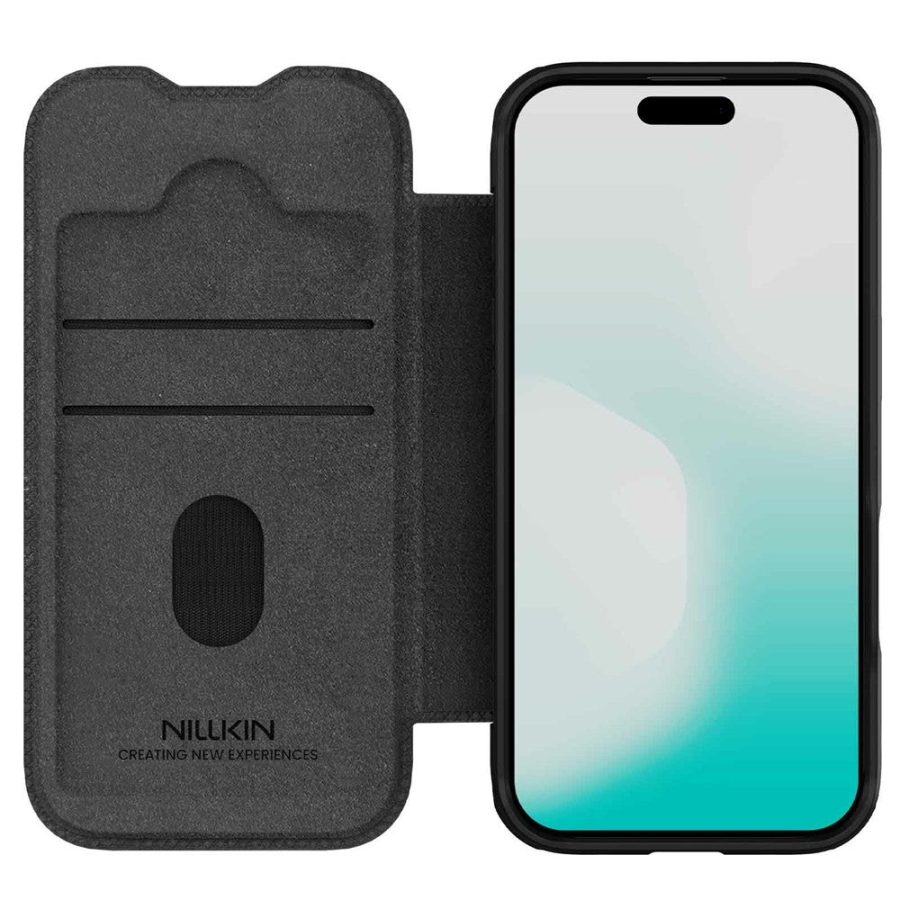 6601183112A-4 NILLKIN Qin Pro Series for iPhone Air Case with Card Slots Leather Phone Cover