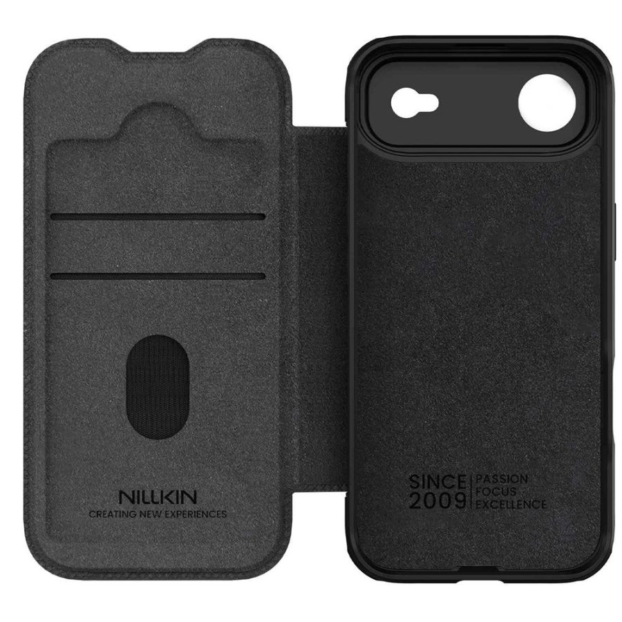 6601183112A-5 NILLKIN Qin Pro Series for iPhone Air Case with Card Slots Leather Phone Cover