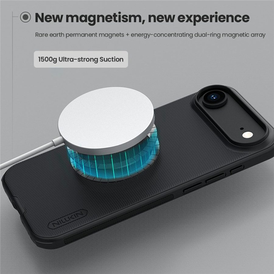 6601183113A-10 NILLKIN Frosted Shield Pro for iPhone Air Case Compatible with MagSafe PC - TPU Phone Cover