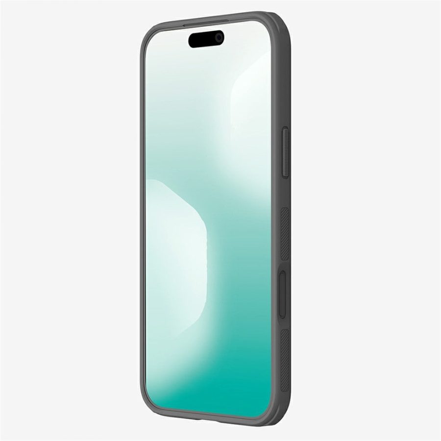 6601183285A-2 NILLKIN Super Frosted Shield Pro For iPhone 17 Pro Max Case Matte PC - TPU Clear Black Phone Back Cover