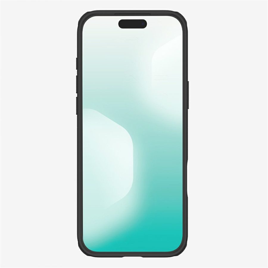 6601183285A-4 NILLKIN Super Frosted Shield Pro For iPhone 17 Pro Max Case Matte PC - TPU Clear Black Phone Back Cover