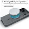 6601183286A-10 NILLKIN Super Frosted Shield Pro for iPhone 17 Pro Max Magnetic Case Matte PC - TPU Clear Black Phone Back Cover
