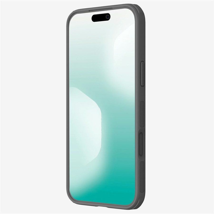 6601183286A-2 NILLKIN Super Frosted Shield Pro for iPhone 17 Pro Max Magnetic Case Matte PC - TPU Clear Black Phone Back Cover