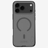 6601183286A-3 NILLKIN Super Frosted Shield Pro for iPhone 17 Pro Max Magnetic Case Matte PC - TPU Clear Black Phone Back Cover