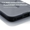6601183286A-7 NILLKIN Super Frosted Shield Pro for iPhone 17 Pro Max Magnetic Case Matte PC - TPU Clear Black Phone Back Cover
