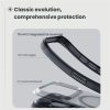 6601183286A-9 NILLKIN Super Frosted Shield Pro for iPhone 17 Pro Max Magnetic Case Matte PC - TPU Clear Black Phone Back Cover