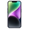 NILLKIN Super Frosted Shield Pro Phone Case for iPhone 14 Plus Anti-scratch Matte Hard PC Phone Cover (Hollow-out Design for Logo)